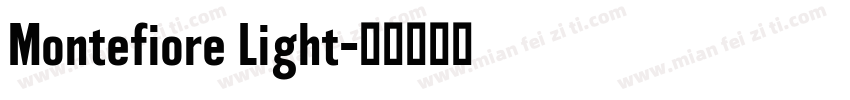 Montefiore Light字体转换